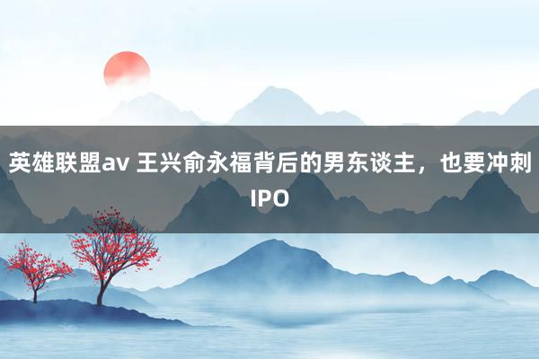 英雄联盟av 王兴俞永福背后的男东谈主，也要冲刺IPO