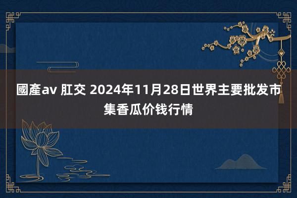 國產av 肛交 2024年11月28日世界主要批发市集香瓜价钱行情