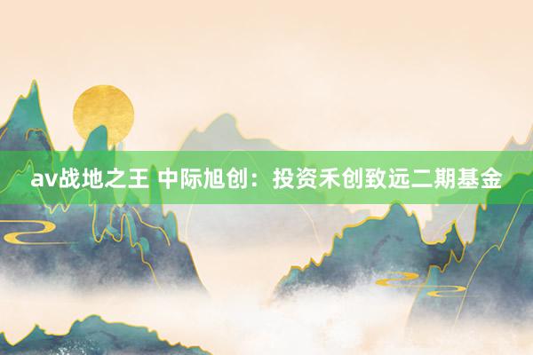 av战地之王 中际旭创：投资禾创致远二期基金