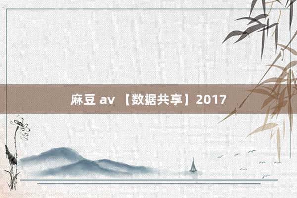 麻豆 av 【数据共享】2017